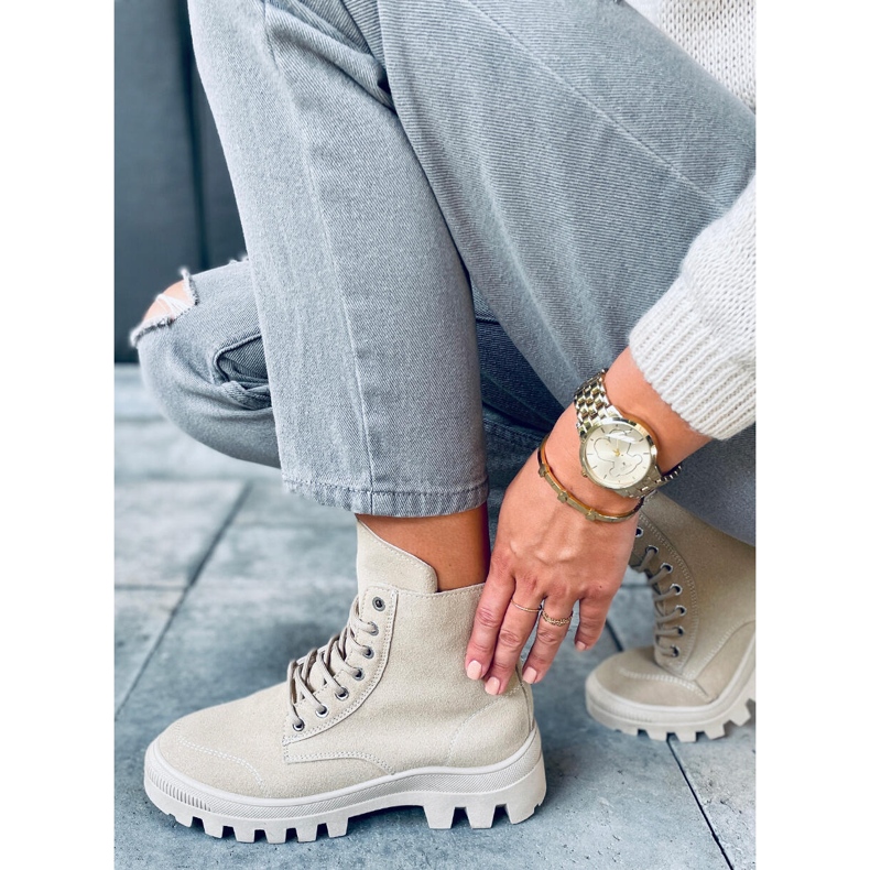 Deportivas tobilleras trekking Mariko Beige 1