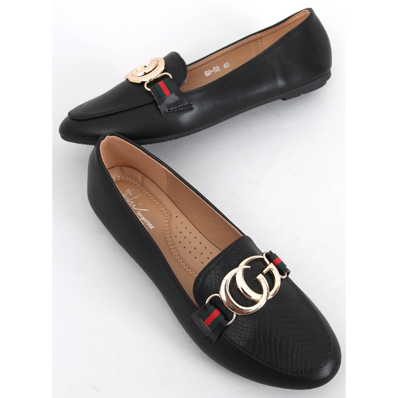 Mocasines mujer Cristal Negro 2