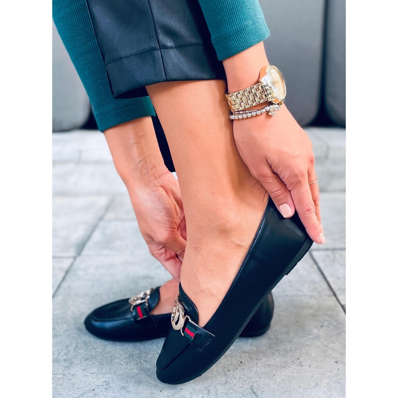 Mocasines mujer Cristal Negro 1