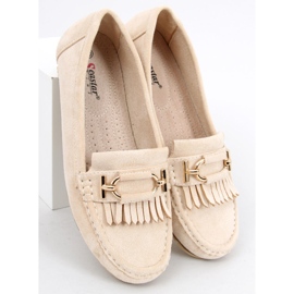 Mocasines mujer Leif Beige 2