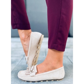 Mocasines mujer Leif Beige 5