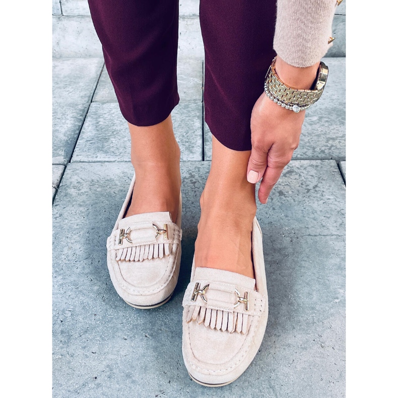 Mocasines mujer Leif Beige 1 Mocasines mujer Leif Beige 1