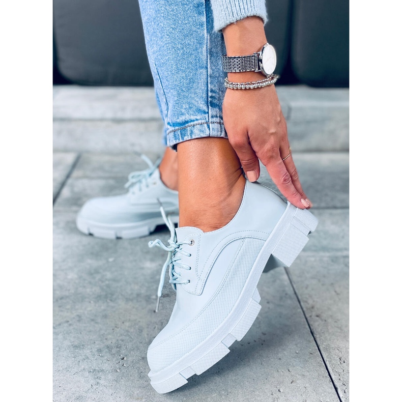 Mocasín Suela Alta Unna Azul 1 Mocasín Suela Alta Unna Azul 1