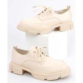 Mocasín con suela alta Unna Beige 5