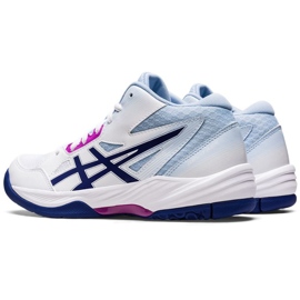 Zapatillas de voleibol Asics Gel-Task Mt 3 W 1072A081 101 blanco blanco 4