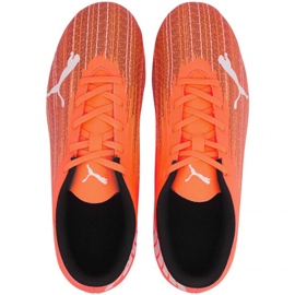 Botas de fútbol Puma Ultra 4.1 Fg Ag Jr 106100-01 multicolor naranjas y rojos 1
