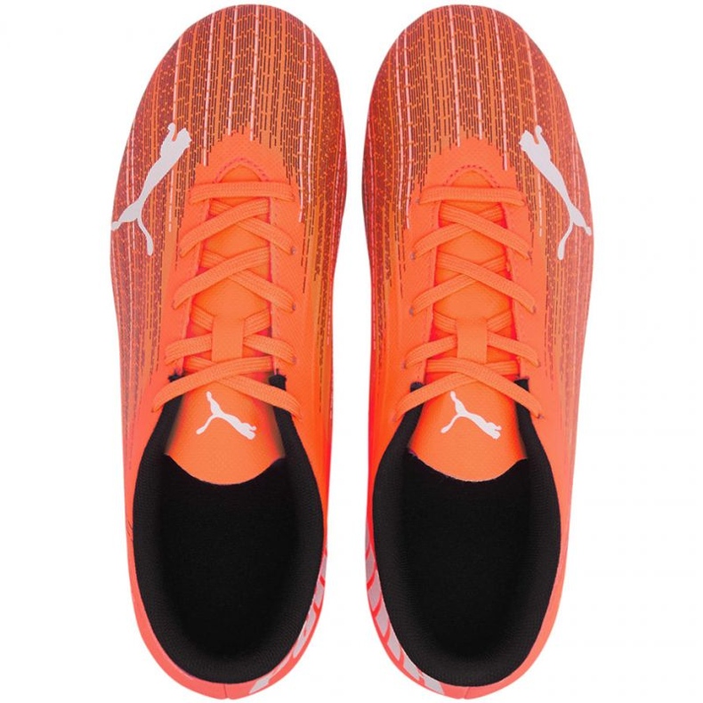 Botas de fútbol Puma Ultra 4.1 Fg Ag Jr 106100-01 multicolor naranjas y tintos 1
