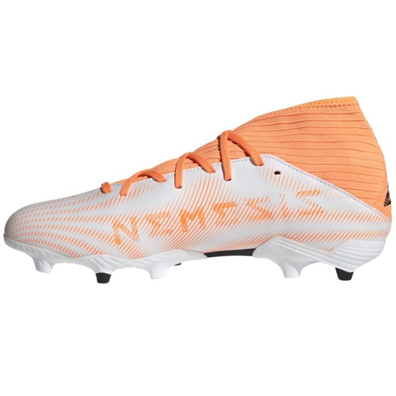Botas de fútbol adidas Nemeziz.3 Fg M FW7350 naranja, blanco blanco 1