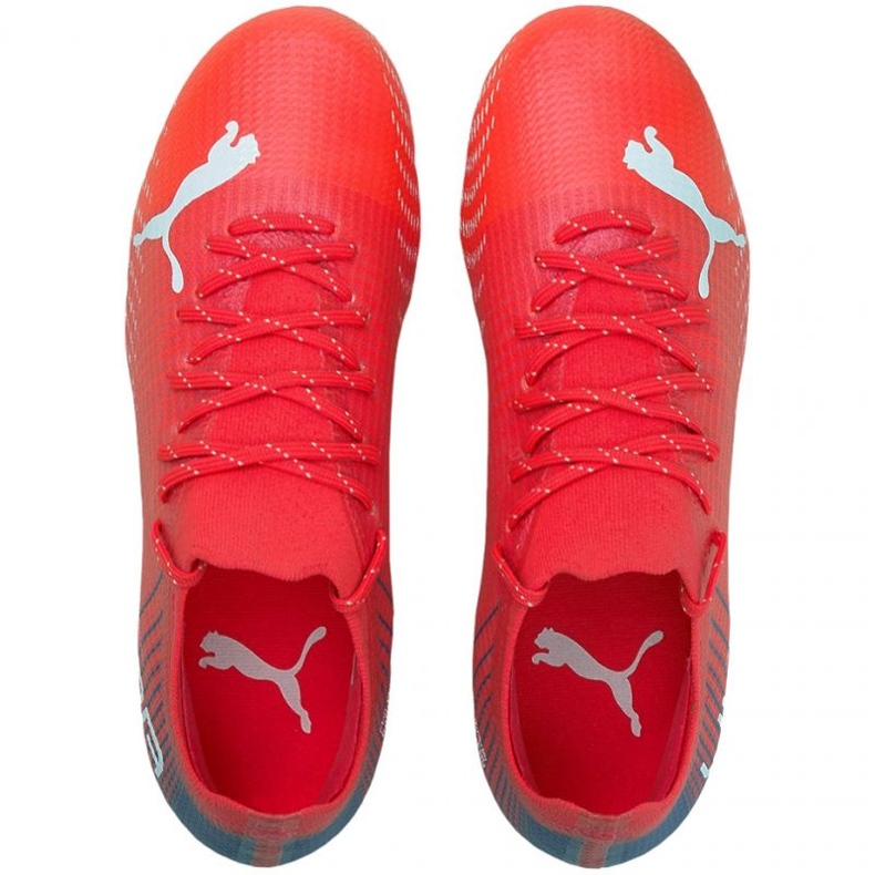 Botas de fútbol Puma Ultra 2.3 Fg Ag Jr 106522 01 multicolor naranjas y rojos 1