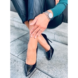 Zapatos de salón con tacón de aguja Lone Black negro gris 5