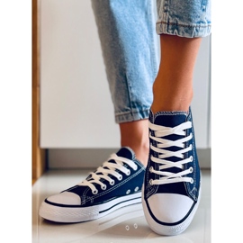 Zapatillas clásicas de mujer Basic D.BLUE azul 4