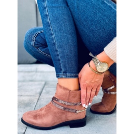 Botas mujer Zinaida Camel ante marrón 3