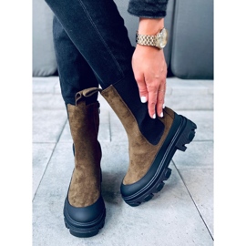 Botines Chelsea altos Telma Verde 4
