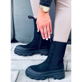 Botines Chelsea altos Telma Negro 3