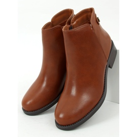 Botines Chelsea de mujer Barbarella Camel marrón 1