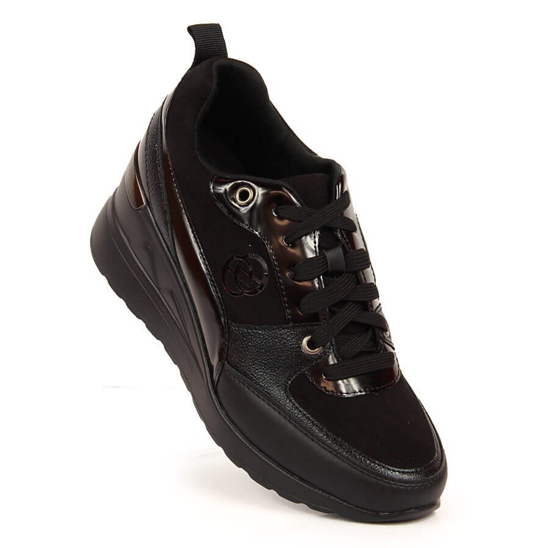 Zapatos con cordones de mujer eVento negro 2