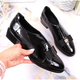 Zapatos lacados negros Potocki 2