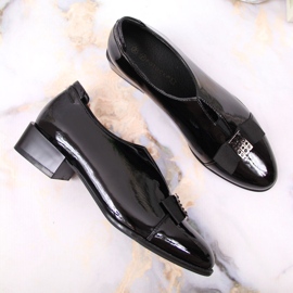 Zapatos lacados negros Potocki 3
