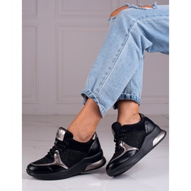 Deportivas negras elegantes Vinceza negro 2