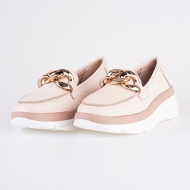Mocasines Zapatos beige de Vinceza 2