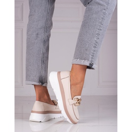 Mocasines Zapatos beige de Vinceza 1