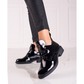 Elegantes botas Vinceza charol negro 1 Elegantes botas Vinceza charol negro 1