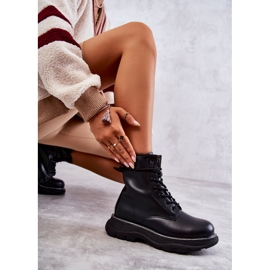 FD1 Botas De Cuero De Moda Casso Negro 8