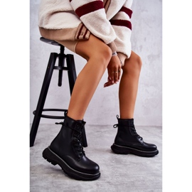 FD1 Botas De Cuero De Moda Casso Negro 5