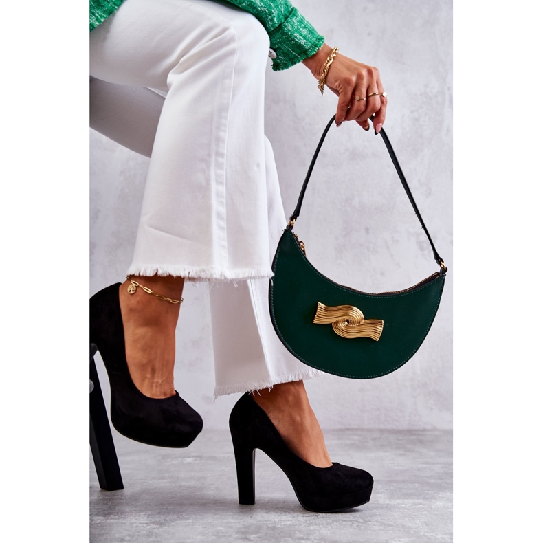 WS1 Salón Clásico Ante Tacón Negro Soro 1