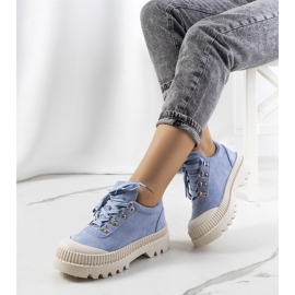 Zapatos azules de mujer 1