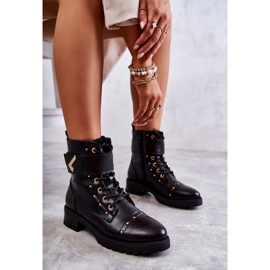 Botas Cálidas Piel Ecopiel Serpiente Negro Colira 6