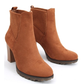 Botas de tacón de mujer Rosst Camel marrón 4