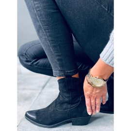 Botas camperas de mujer Besta Black negro 4
