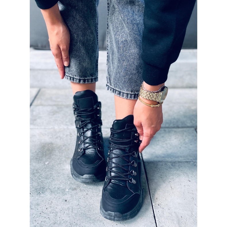 Zapatillas altas Brita Black negro 2