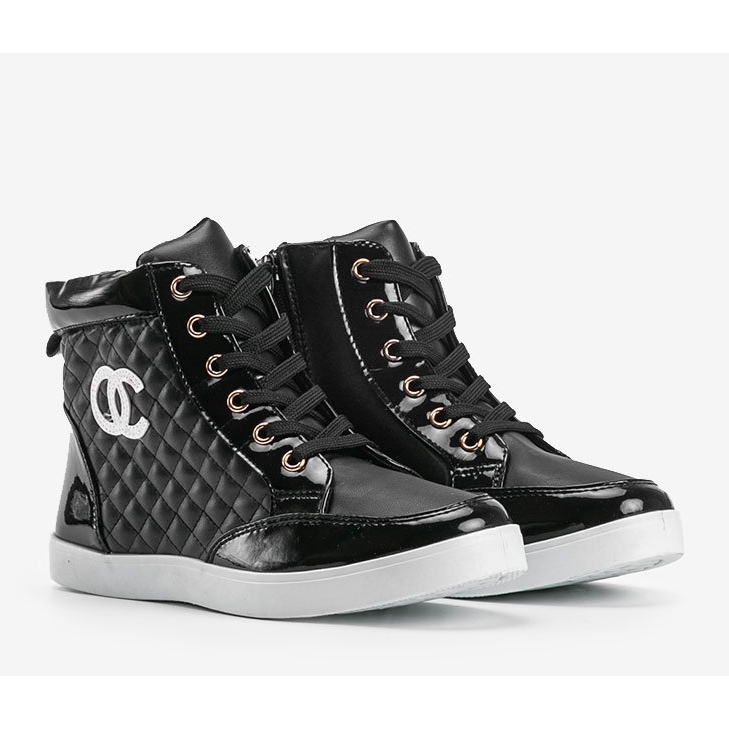 Deportivas altas R18-2 negro 2