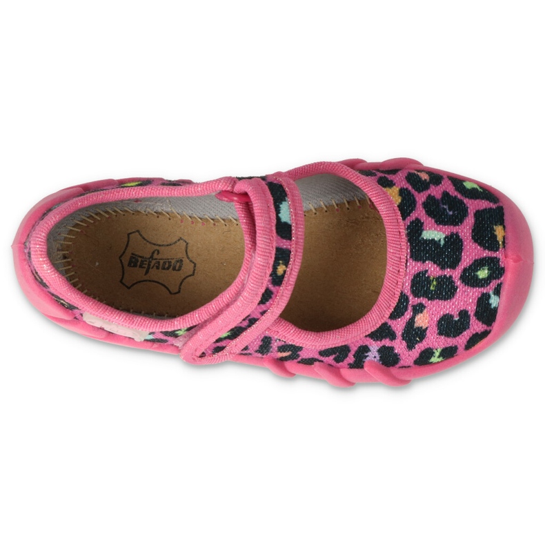Pantuflas infantiles befado speedy 109P256 rosa negro 3