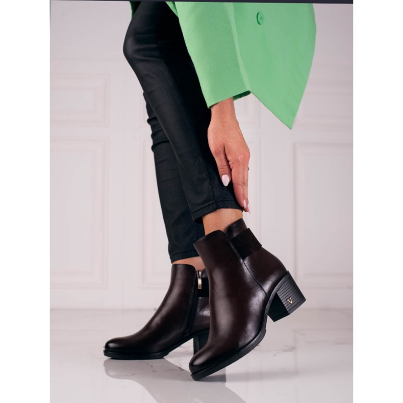 W. Potocki Botas clásicas marrones de mujer de Potocki marrón 1 W. Potocki Botas clásicas marrones de mujer de Potocki marrón 1