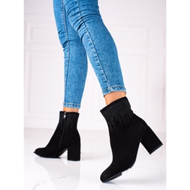 T.Sokolski Botas de gamuza de mujer en el puesto de Sokolski. negro 2 T.Sokolski Botas de gamuza de mujer en el puesto de Sokolski. negro 2