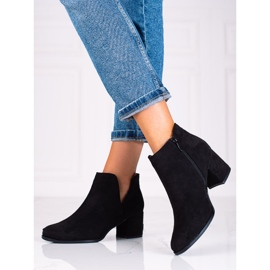 Botas de mujer Shelovet negras con cut-out negro 1 Botas de mujer Shelovet negras con cut-out negro 1