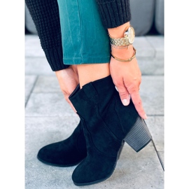 Botas cowboy de tacón alto Seed Black negro 4