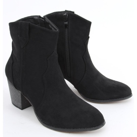 Botas cowboy de tacón alto Seed Black negro 1