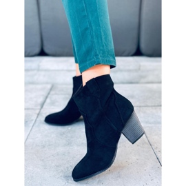 Botas cowboy de tacón alto Seed Black negro 2
