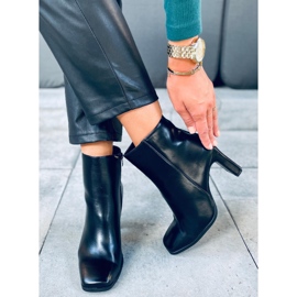 Tacones altos Madison Black Pu negro 2