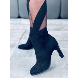 Tacones altos Madison Black Suede negro 3