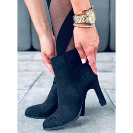 Tacones altos Madison Black Suede negro 5
