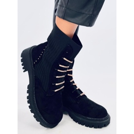 Trabajadores con calcetín superior Rio Black negro 1