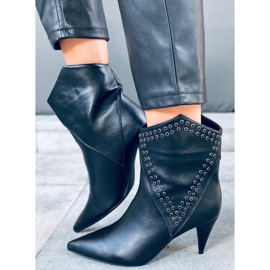 Botas de tacón Girme Black negro 4