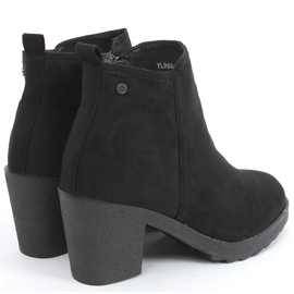 Botas de tacón ancho Wimko Black negro 1