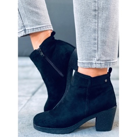Botas de tacón ancho Wimko Black negro 6