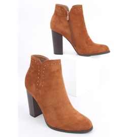 Botas de tacón de Nora Camel marrón 2